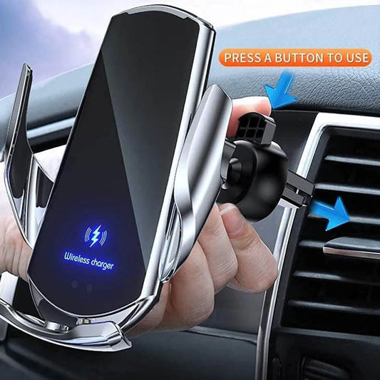 Cargador Inalámbrico para Auto con Sensor Inteligente
