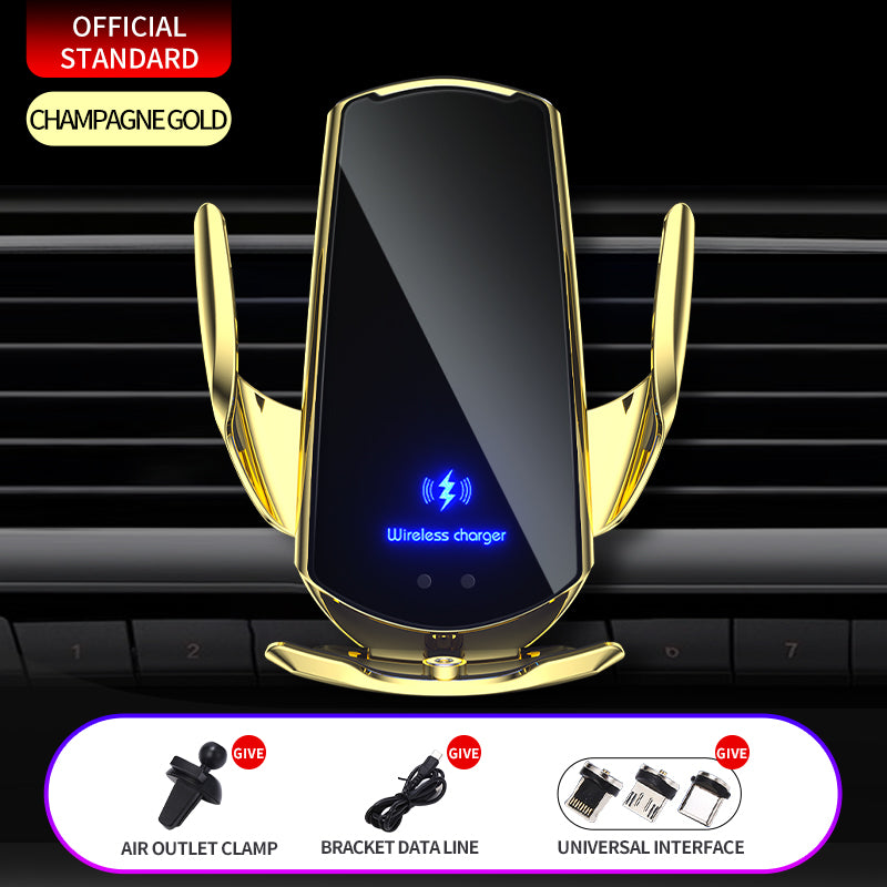 CARGADOR INALAMBRICO DE CELULAR CON SENSOR INTELIGENTE PARA VEHICULOS