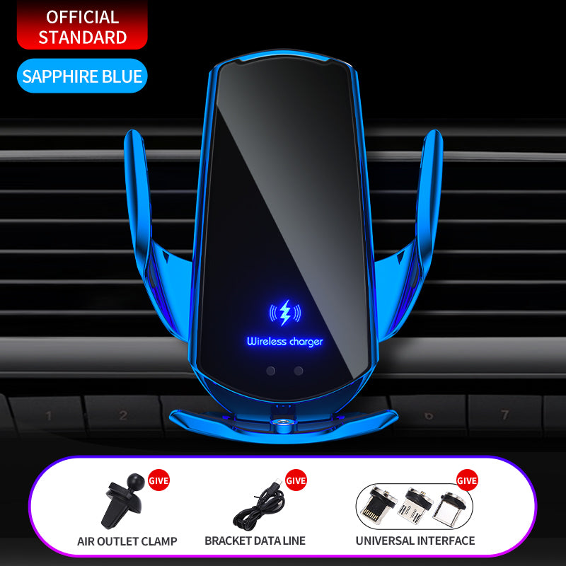 CARGADOR INALAMBRICO DE CELULAR CON SENSOR INTELIGENTE PARA VEHICULOS