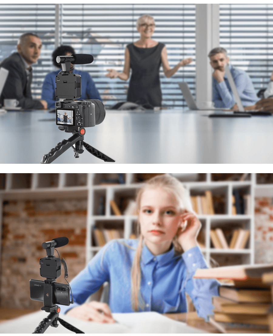 KIT DE VIDEO CON TRIPODE PARA CELULARES