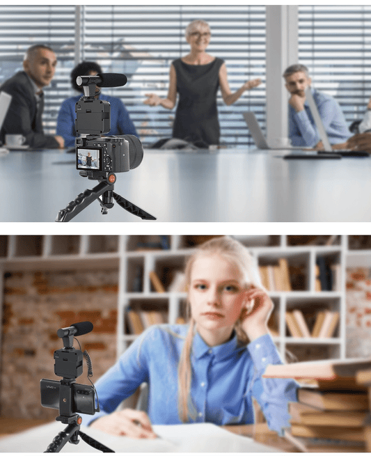 KIT DE VIDEO CON TRIPODE PARA CELULARES
