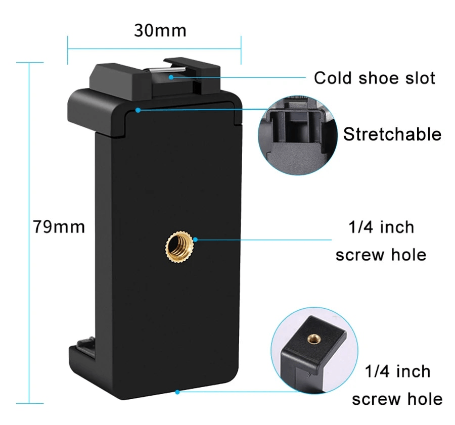KIT DE VIDEO CON TRIPODE PARA CELULARES