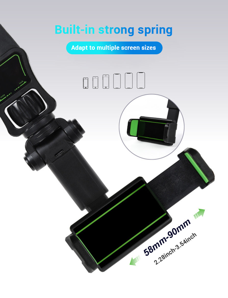 Soporte de teléfono para coche con rotación de 360 grados