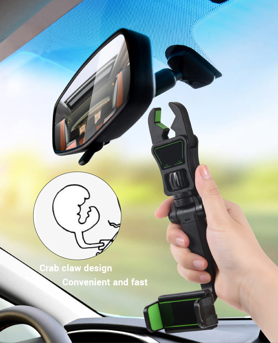 Soporte de teléfono para coche con rotación de 360 grados