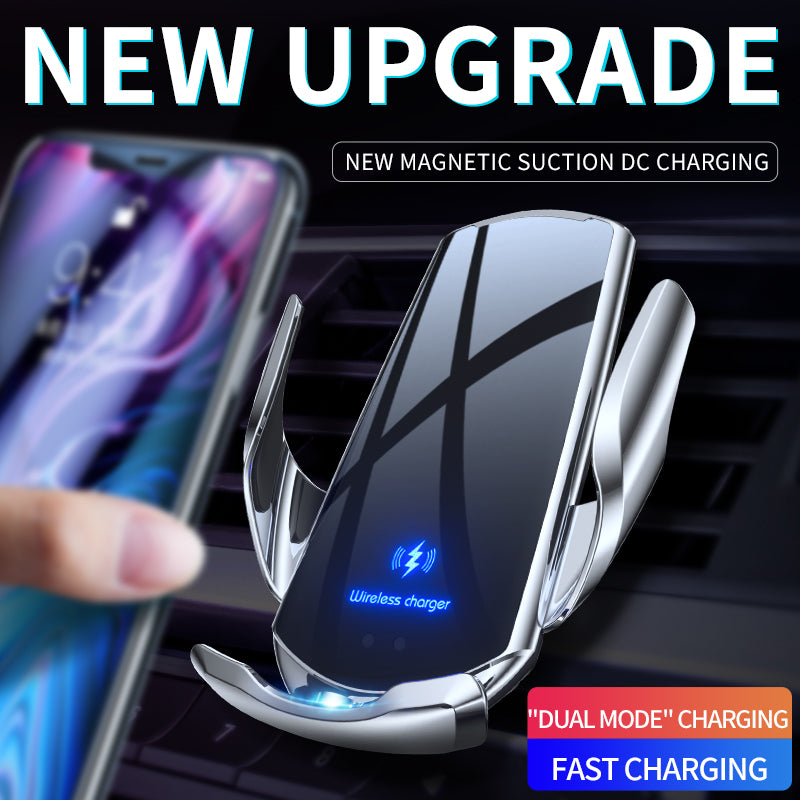 CARGADOR INALAMBRICO DE CELULAR CON SENSOR INTELIGENTE PARA VEHICULOS