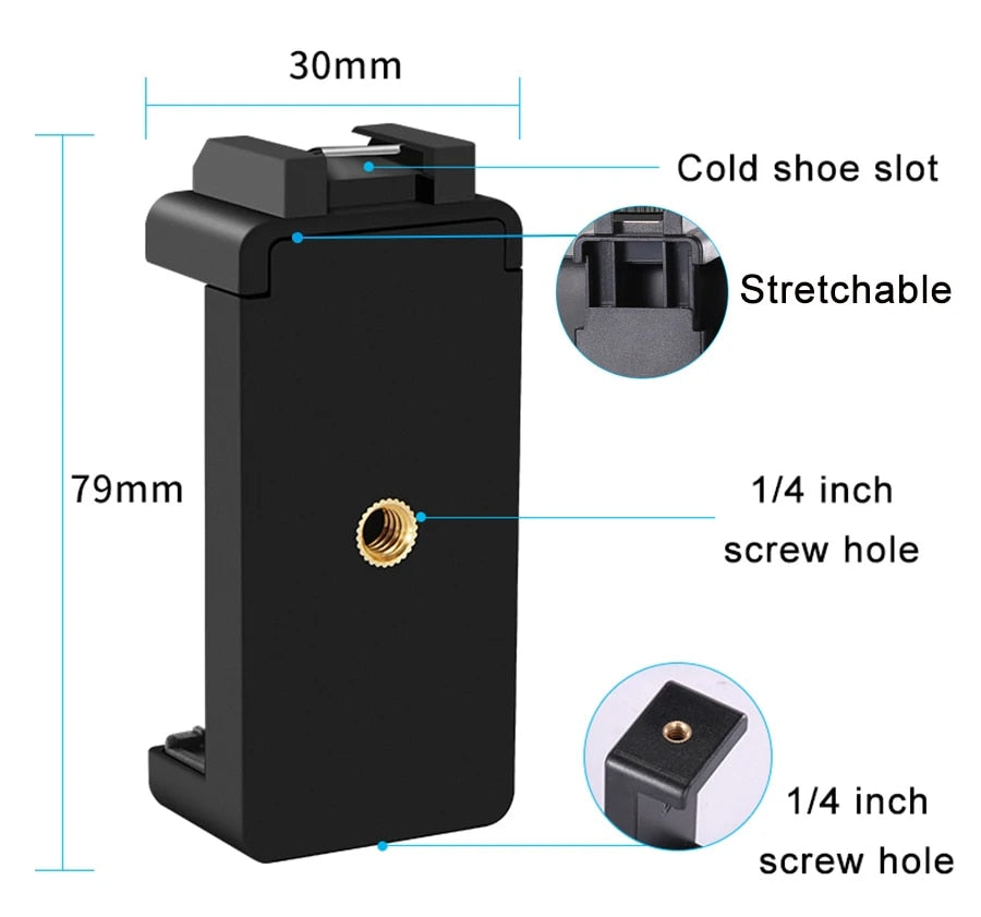 KIT DE VIDEO CON TRIPODE PARA CELULARES