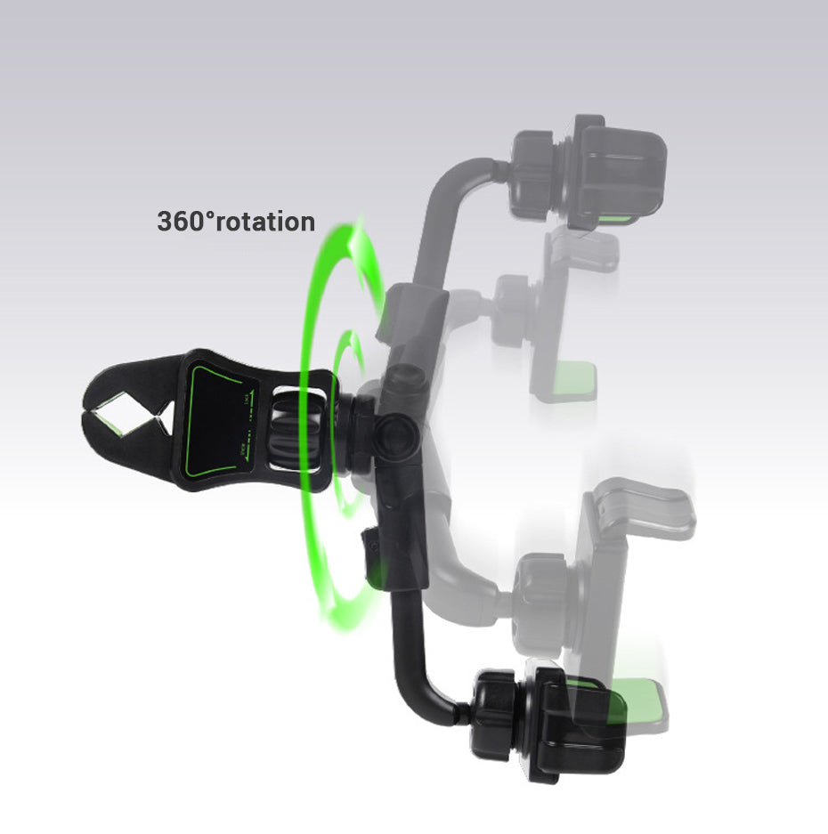 Soporte de teléfono para coche con rotación de 360 grados