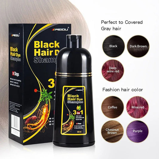 Shampoo Cubre Canas 3 en 1 para Hombres y Mujeres