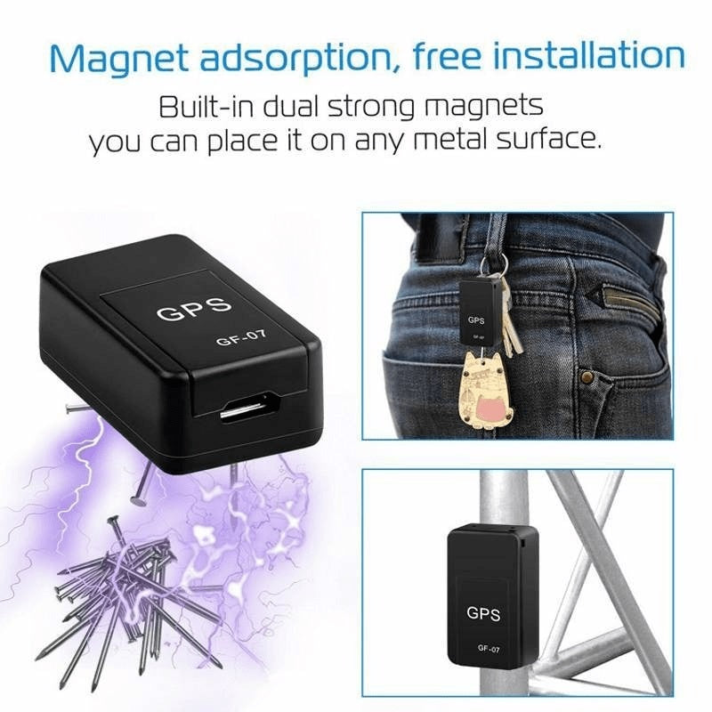 GPS MINI RASTREADOR ANTIRROBO PORTATIL RECARGABLE MAGNETICO