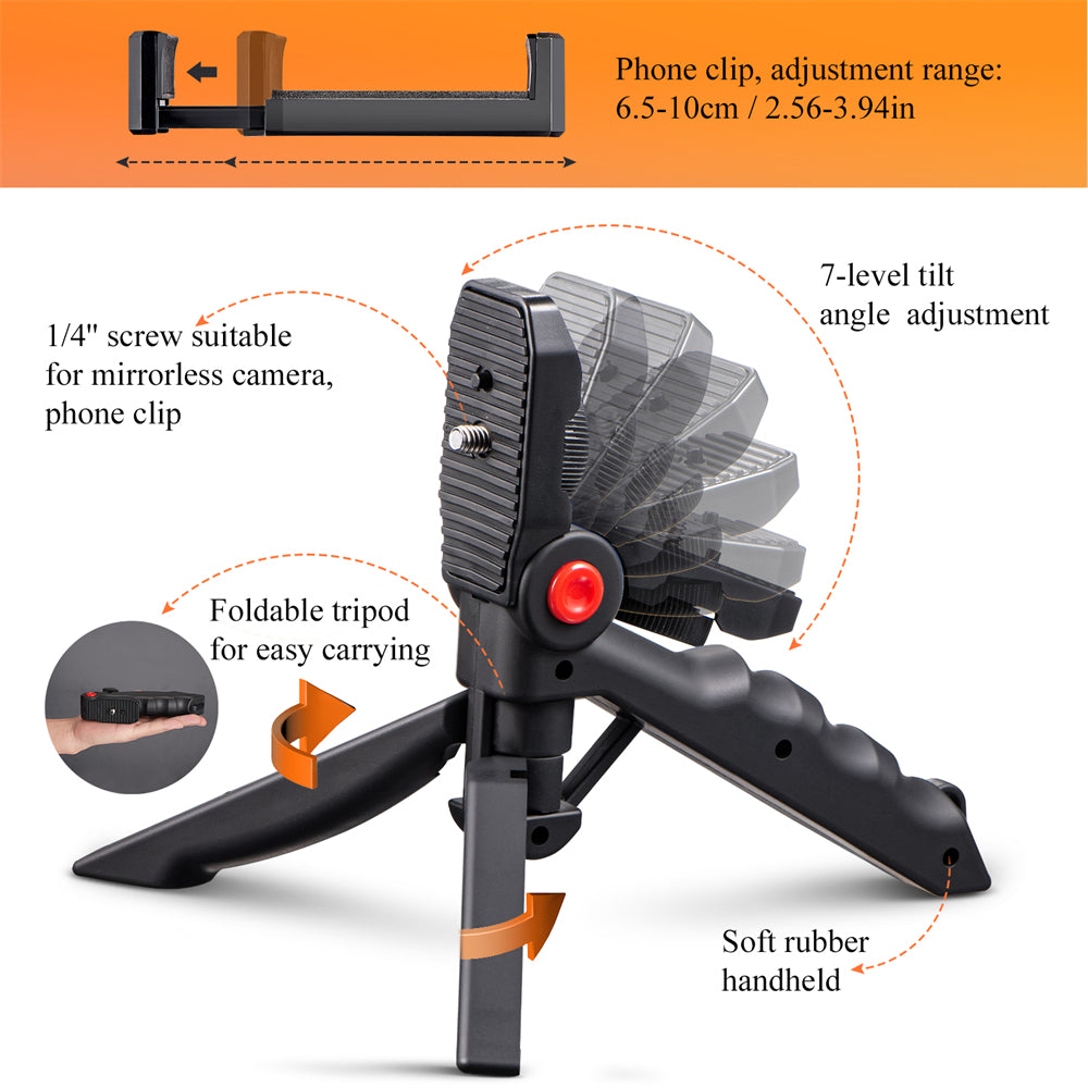 KIT DE VIDEO CON TRIPODE PARA CELULARES