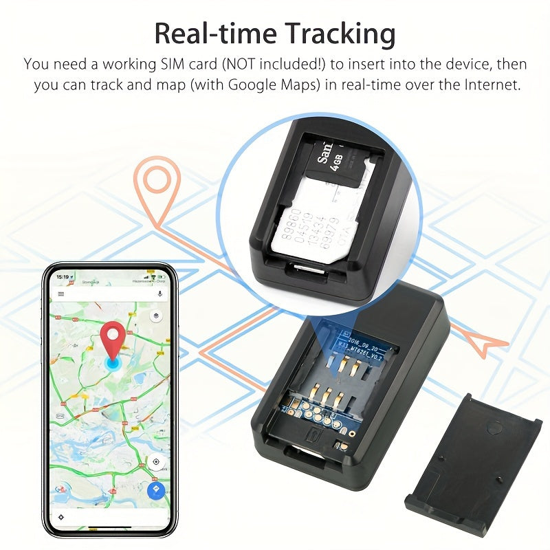 GPS MINI RASTREADOR ANTIRROBO PORTATIL RECARGABLE MAGNETICO