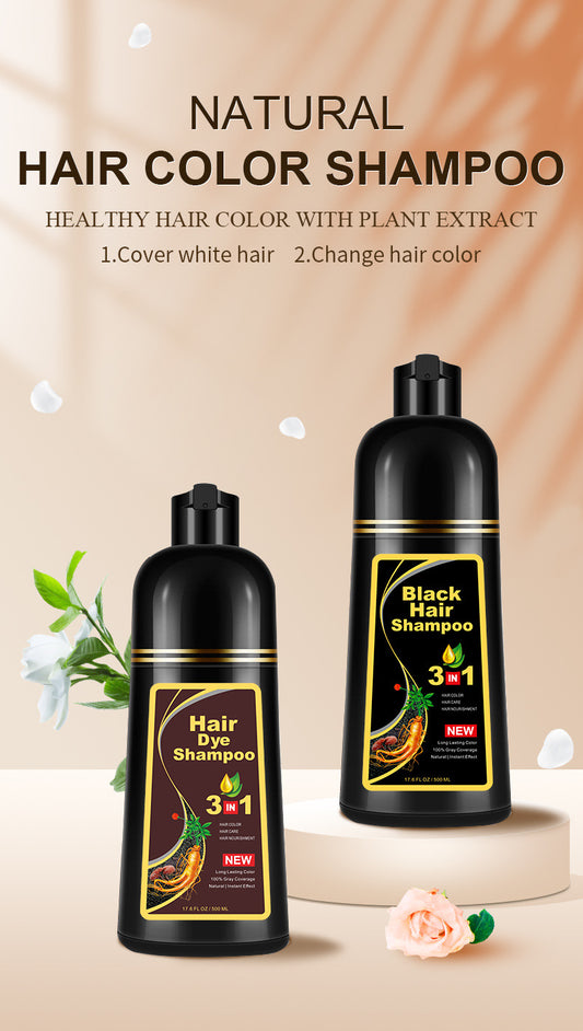 SHAMPOO PARA CANAS  3 EN 1, NATURAL PARA MUJERES Y HOMBRES
