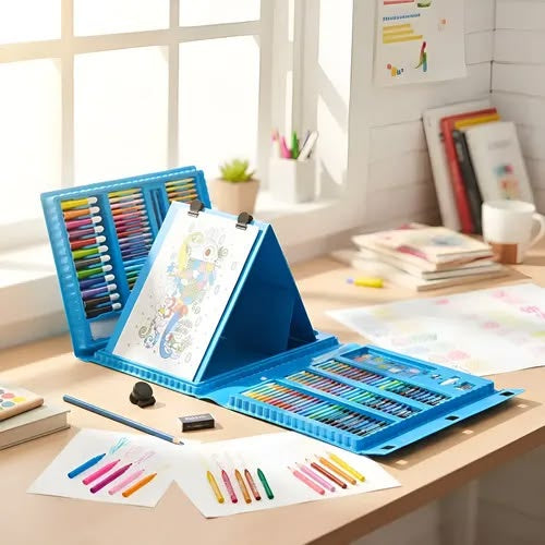 Set de Dibujo 208 Piezas para Niños